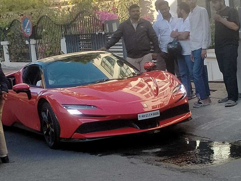 Ferrari SF90 Stradale spotted in Bengaluru