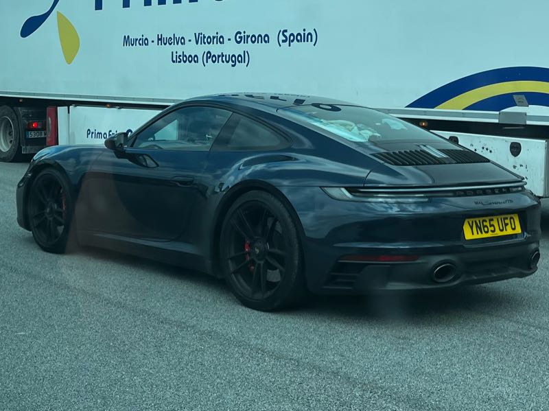 Porsche 911 Turbo S spotted in Perpignan