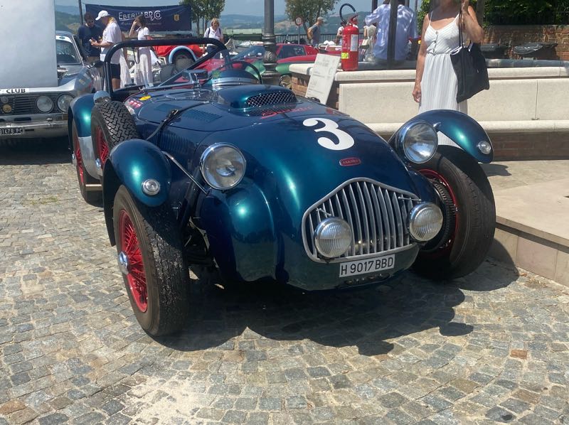 Morgan Plus 4 spotted in Salsomaggiore Terme