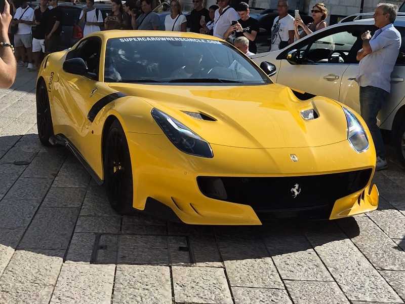 Ferrari F12tdf spotted in Matera