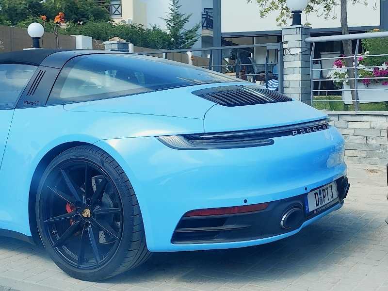 Porsche 911 Turbo S (2021) spotted in Sithonia Municipal Unit, Greece