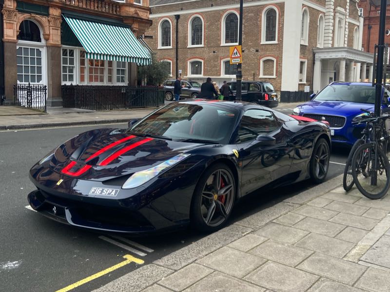 Ferrari 458 Speciale spotted in London