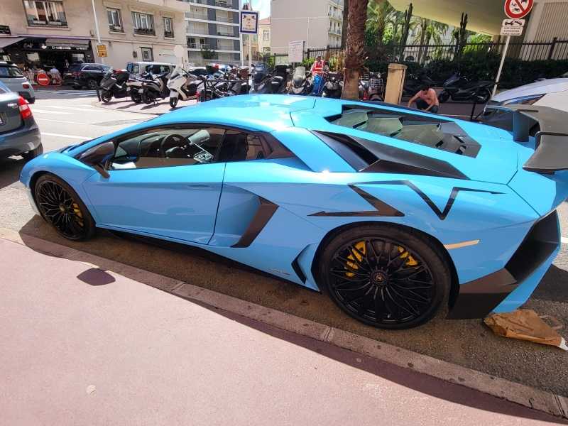 Lamborghini Aventador (2021) spotted in Cannes, France