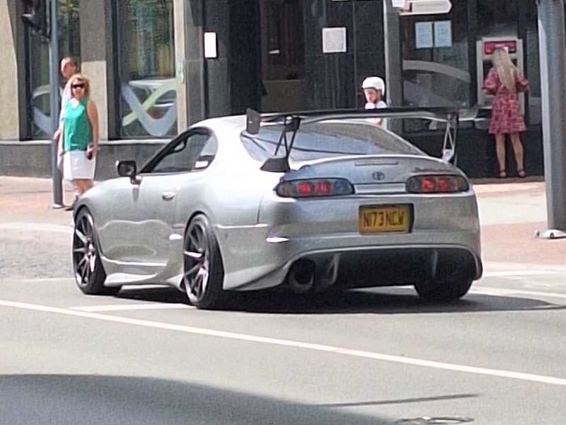 Toyota Supra spotted in Šiauliai