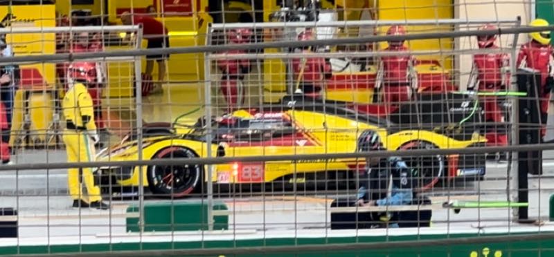 Chevrolet Corvette C8.R spotted in Ar Rifā‘