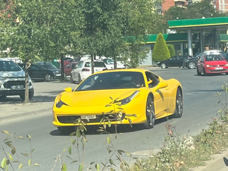 Ferrari 458 Italia spotted in Ferizaj