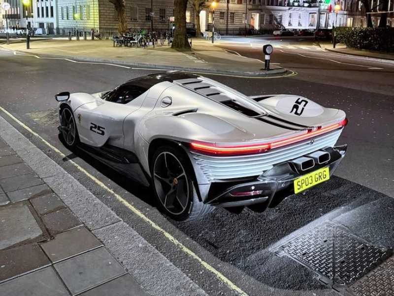 Ferrari SP3 spotted in Milan