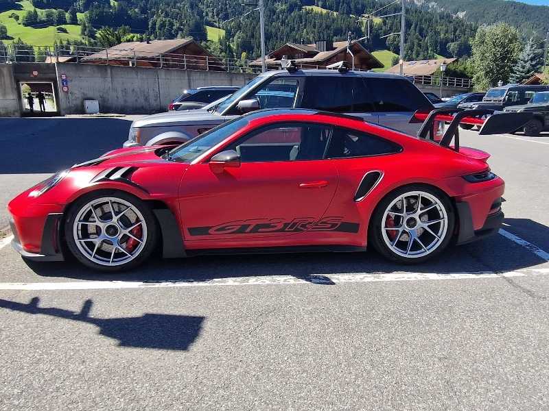 Porsche 911 GT2 RS spotted in Gstaad