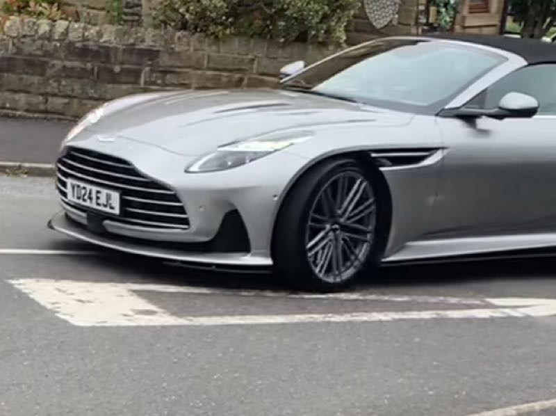 Aston Martin DB12 spotted in Sheffield