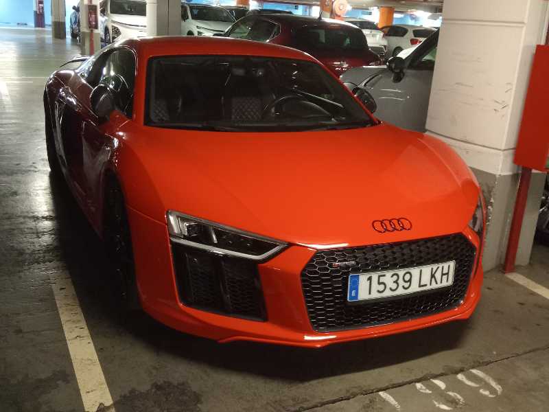 Audi R8 spotted in Alcalá de Henares