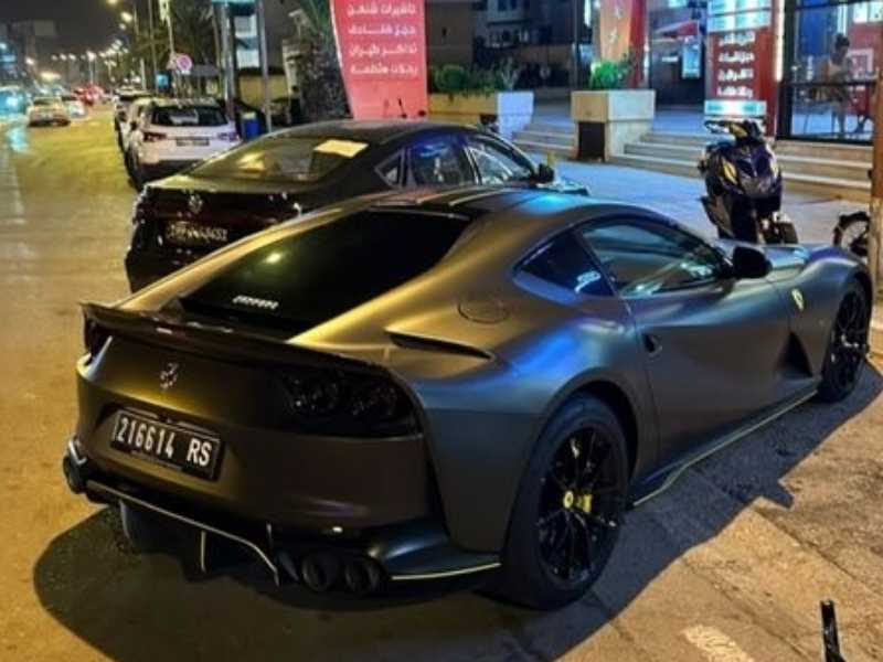 Ferrari 488 GTB spotted in Sousse