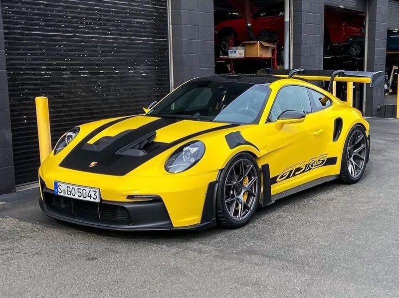 Porsche 911 GT3 RS spotted in Vitré