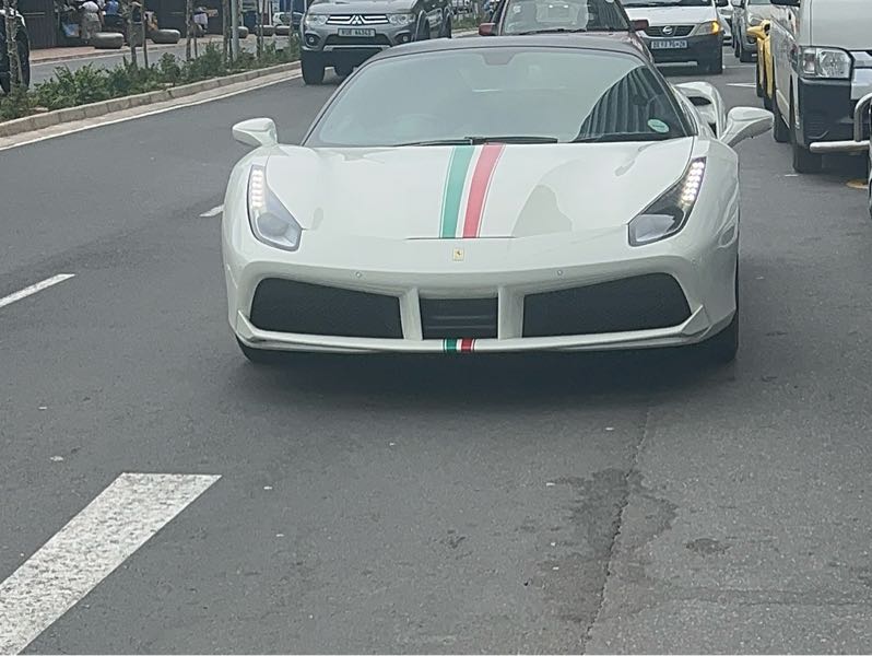 Ferrari 488 GTB spotted in Durban