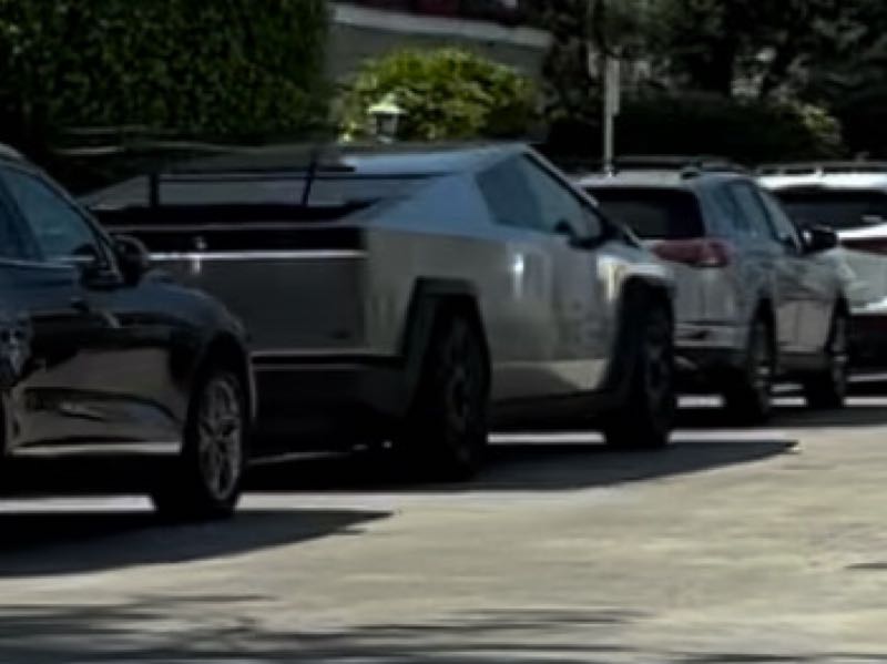 Tesla Cybertruck spotted in Anaheim