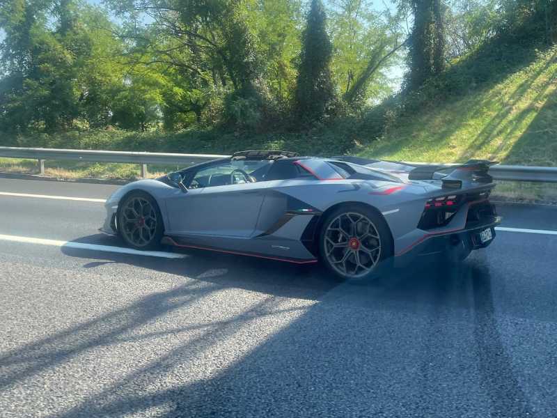 Lamborghini Aventador SVJ Roadster (2021) spotted in Brescia, Italy