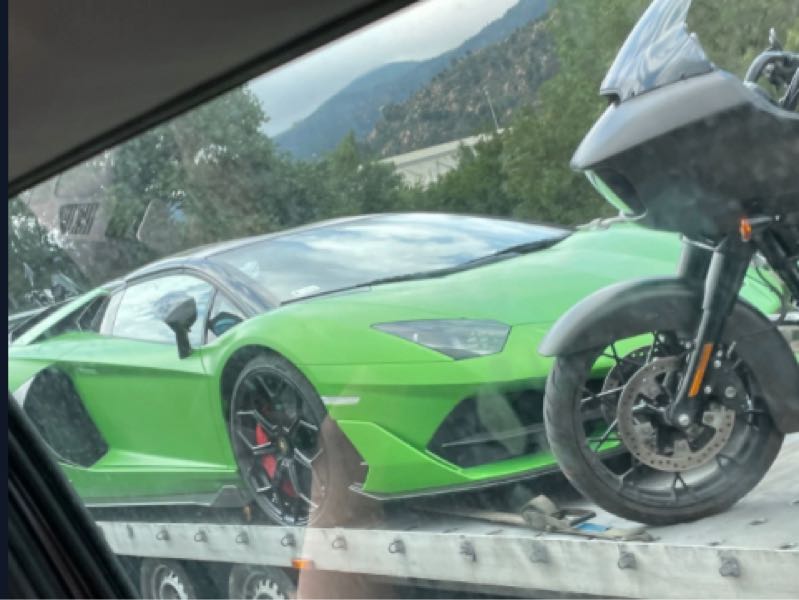 Lamborghini Aventador spotted in Keysville