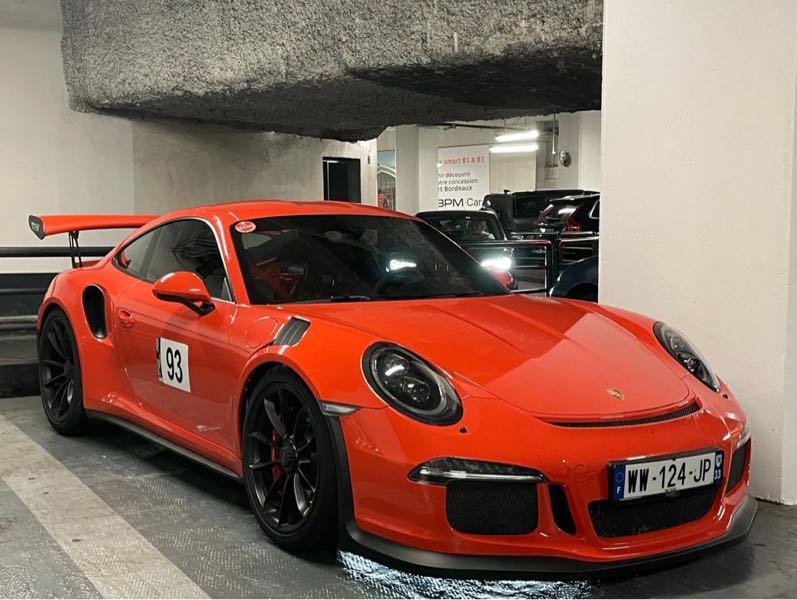 Porsche 911 GT3 RS spotted in Bordeaux