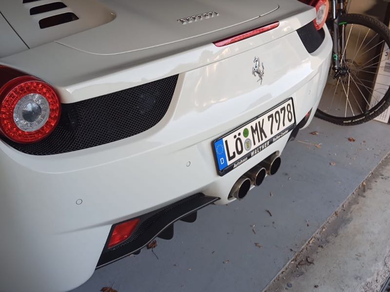 Ferrari 458 Italia spotted in Lörrach