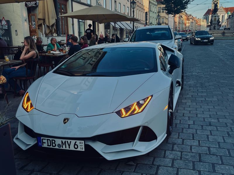 Lamborghini Huracán spotted in Augsburg