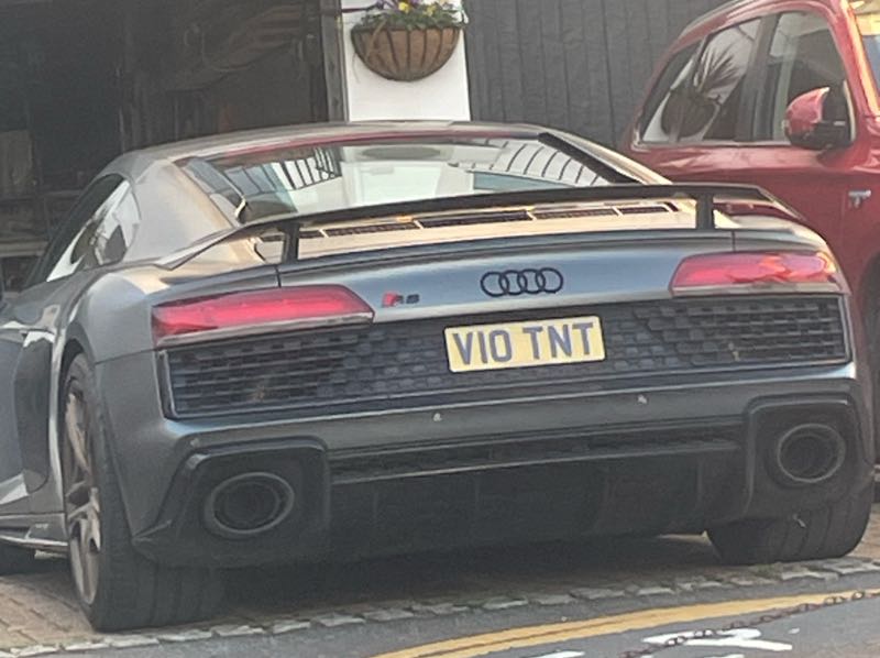 Audi R8 spotted in Eastbourne