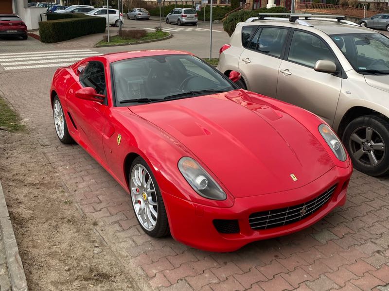 Ferrari 599 GTB Fiorano (2006) spotted in Poznań, Poland