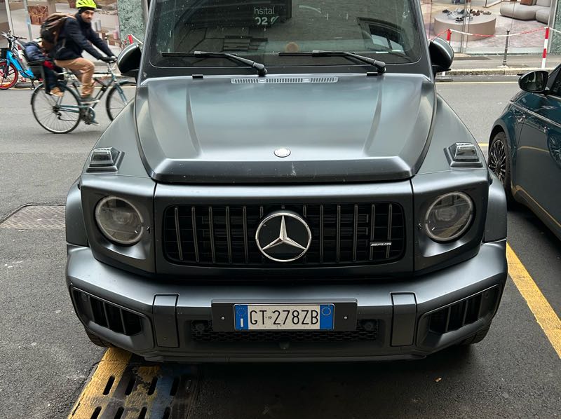 Mercedes-Benz G63 AMG spotted in Milan