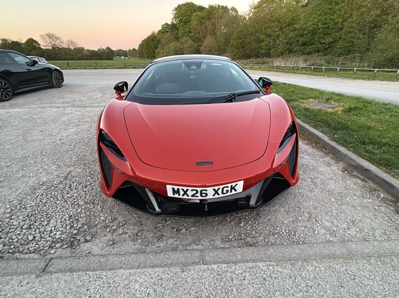 McLaren Artura spotted in Blackburn