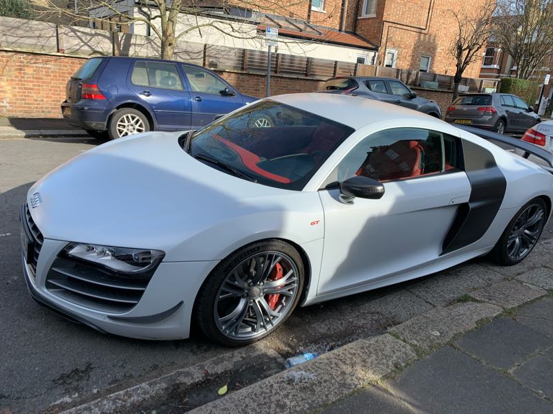 Audi R8 GT spotted in London