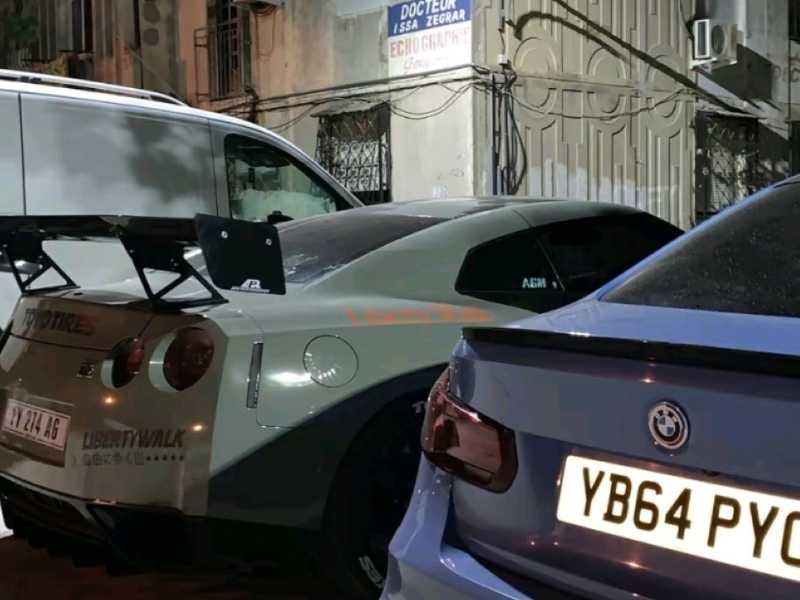 Nissan GT-R spotted in Annaba