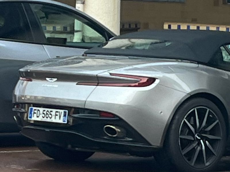 Aston Martin Vantage spotted in Étaples