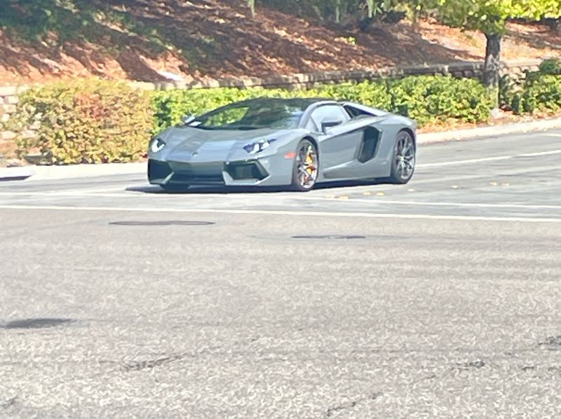 Lamborghini Aventador spotted in Fremont