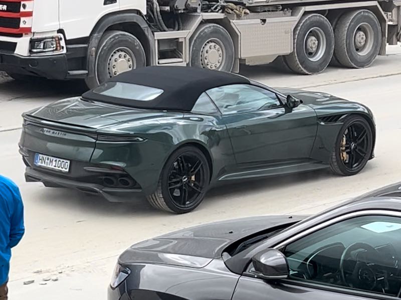 Aston Martin DB11 Volante spotted in Saas-Grund