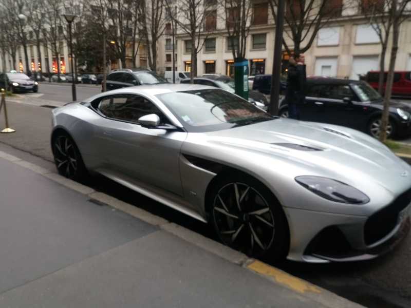 Aston Martin DBS Superleggera spotted in Paris