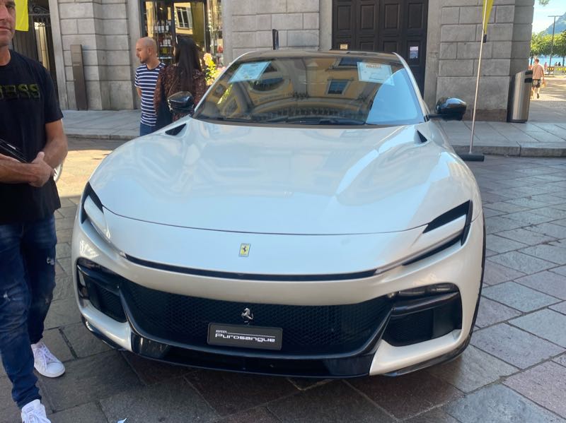 Ferrari Purosangue (2023) spotted in Lugano, Switzerland