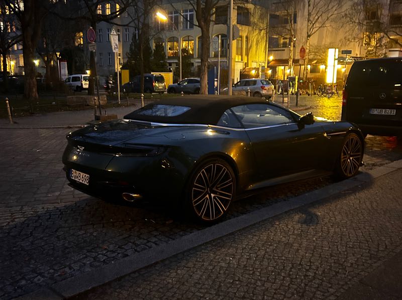 Aston Martin DB11 Volante spotted in Berlin