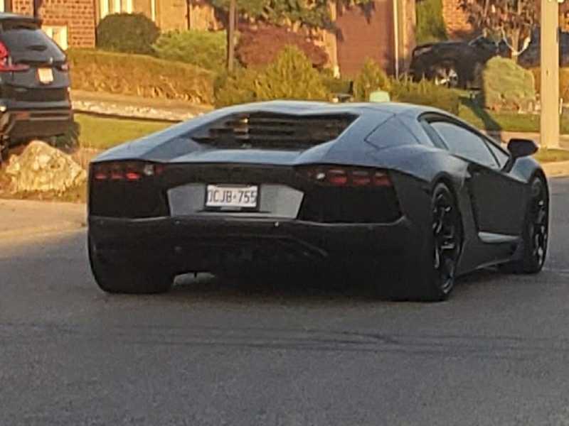 Lamborghini Aventador spotted in Windsor