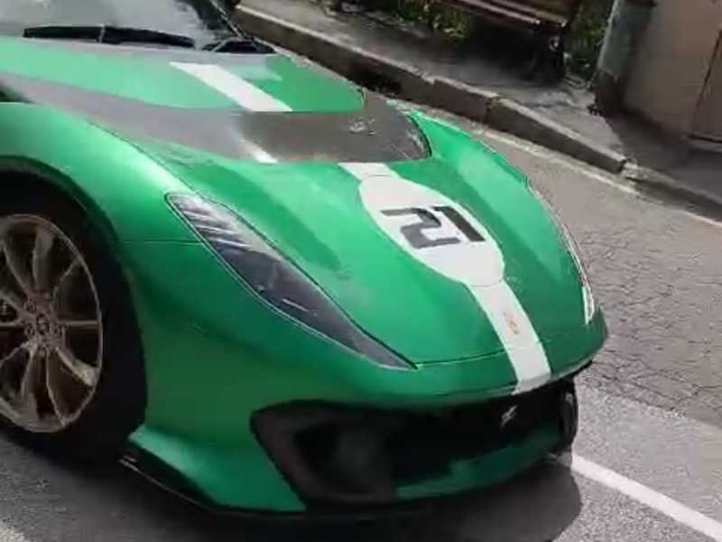 Ferrari 812 Competizione spotted in Annecy-le-Vieux