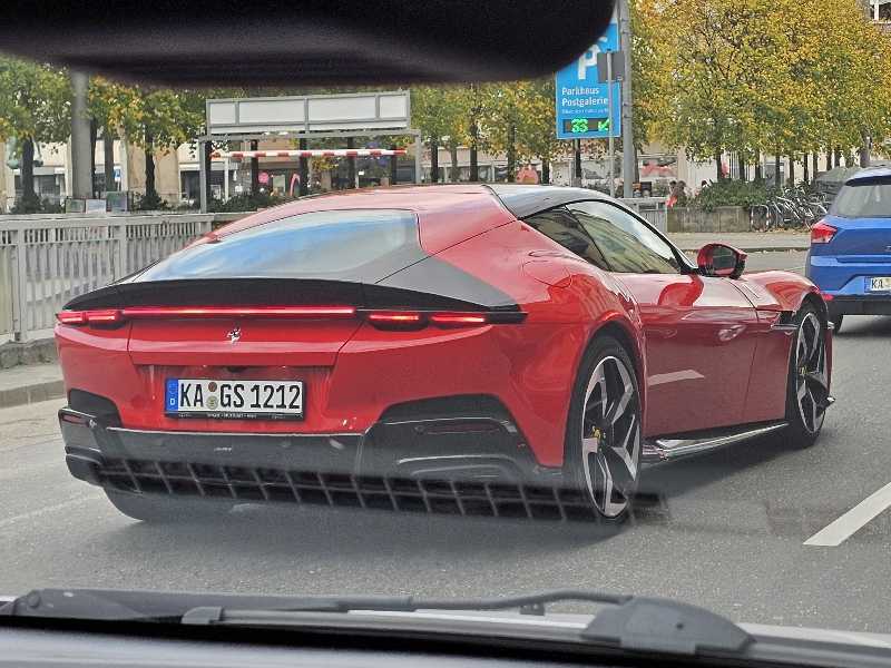 Ferrari Purosangue spotted in Karlsruhe