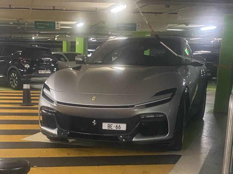 Ferrari Purosangue (2023) spotted in Geneva, Switzerland