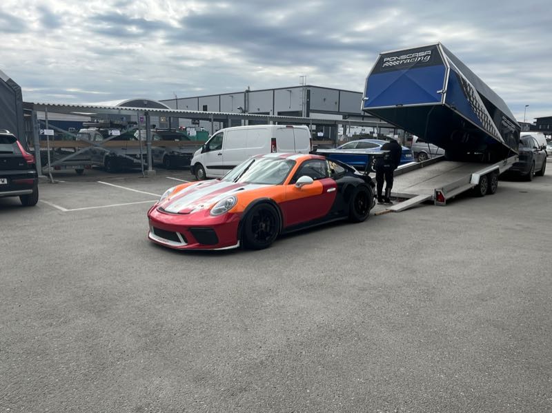 Porsche 911 GT2 RS spotted in Uppsala