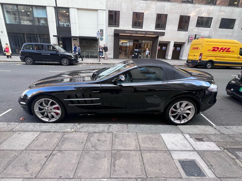 Mercedes-Benz SLS AMG Roadster spotted in London