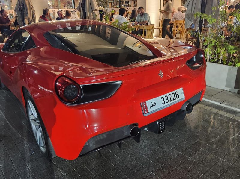 Ferrari 488 GTB spotted in Doha