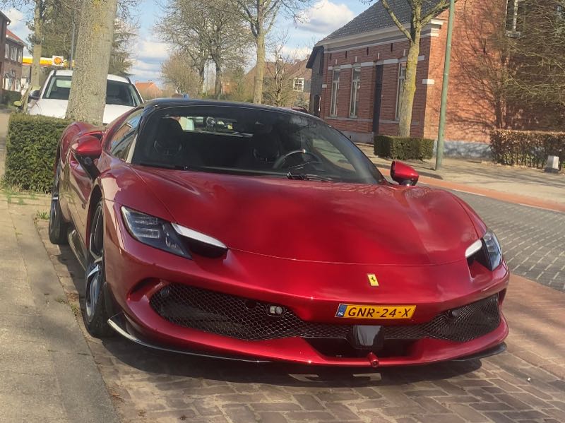 Ferrari F8 Tributo (2020) spotted in Breda, The Netherlands
