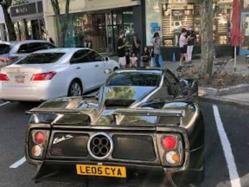 Pagani Zonda spotted in Merced