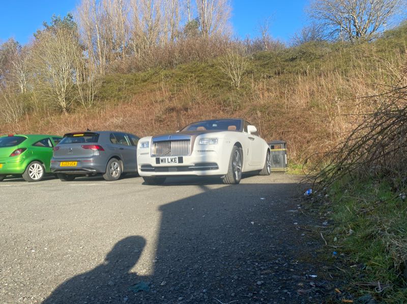 Rolls-Royce Dawn spotted in Cumbernauld