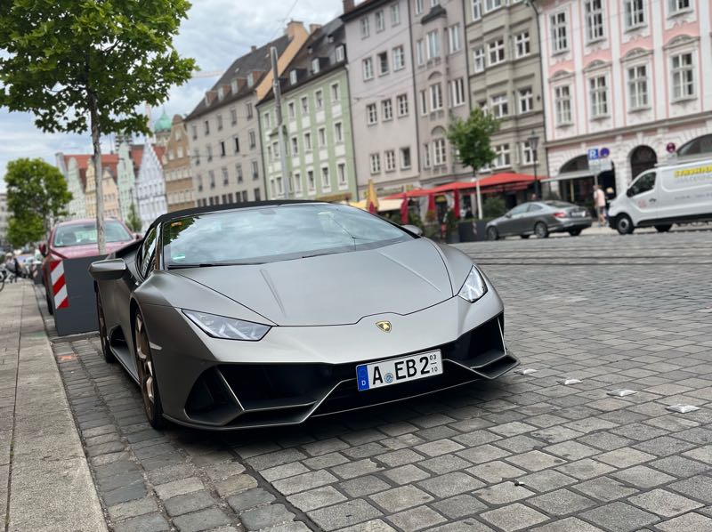 Lamborghini Huracán spotted in Augsburg