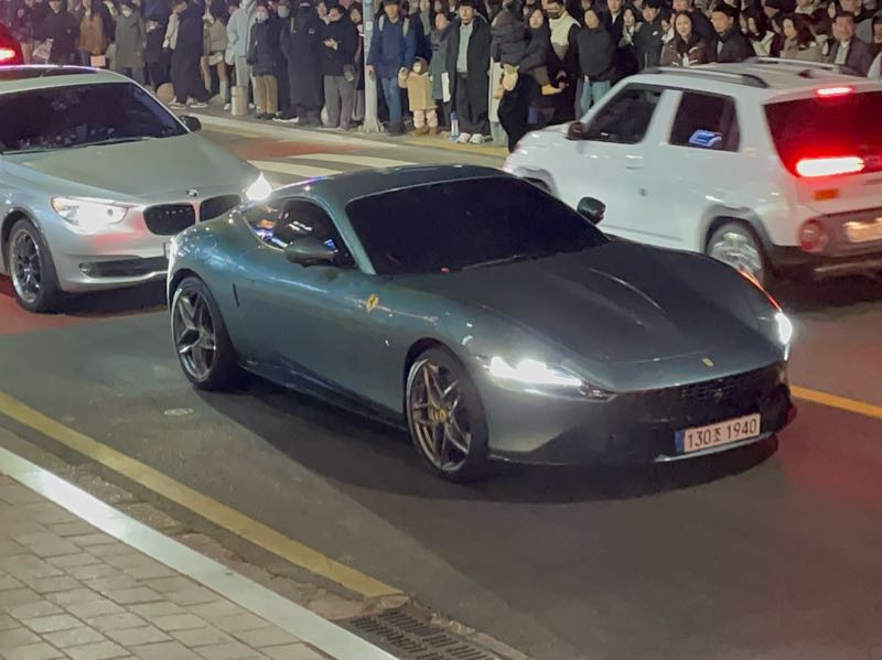 Ferrari Roma spotted in Busan
