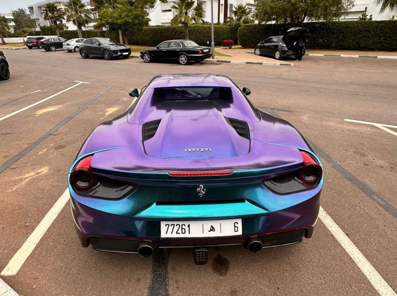 Ferrari 488 GTB spotted in Casablanca