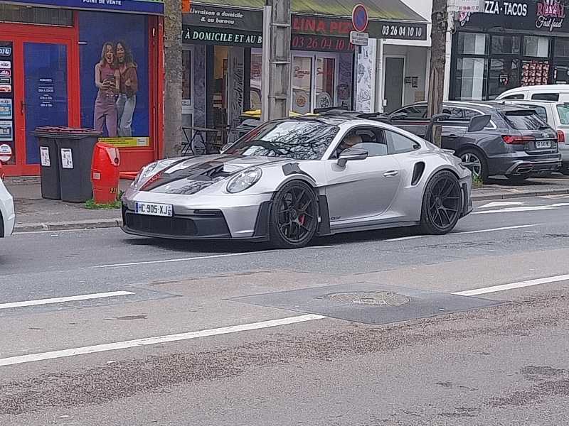 Porsche 911 GT2 RS spotted in Reims