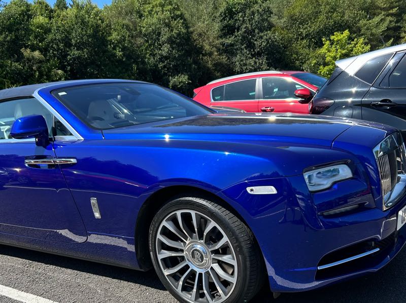 Rolls-Royce Dawn spotted in Stoke-on-Trent